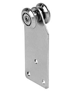 Two Wheeled Open Bearing Carriage for Sliding Curtains