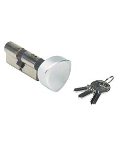 60mm Euro Double Body Key & Knob Turn Cylinder 