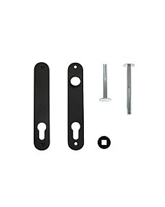 Blanked Cover Plate Pair for Insert Locks