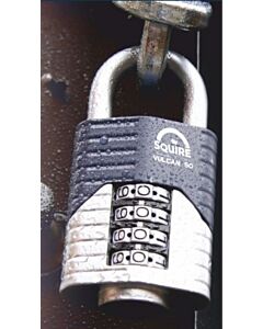 Squire Vulcan Combi 50- 4-Wheel Combination Padlock