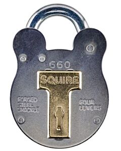 Squire Old English Galvanized Steel Padlock (large)