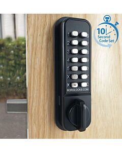 BL2107ECP Marine grade, knurled knob keypad, mortice deadbolt and internal thumb-turn handle
