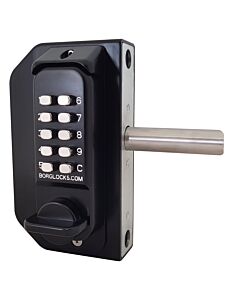 The front view of the Double Sided Gate Lock with Code - Borg BL3030-ECP
