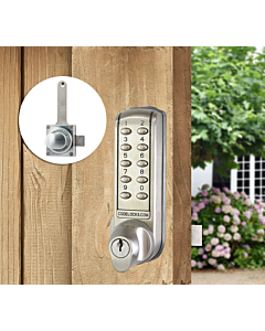 CL2000 Electronic Surface Latch - Brushed Steel