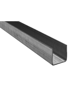 48mm U-Profile Guide for Sliding and Cantilever Gates - 3m