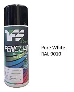 FENCOAT Pure White Spray Paint RAL 9010