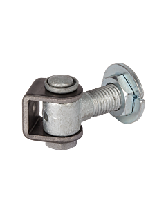 Vandal-Proof one way 90Â° Hinge with Adjustable Welding Nut (M16)