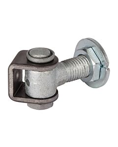 Vandal-Proof one way 90° Hinge with Adjustable Welding Nut (M20)