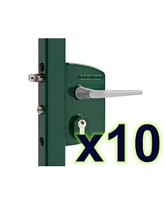LAKQ U2 Green 30 - 50 Industrial Gate Lock (10 Pack)