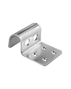 High bolt-down ground stop for swing gates