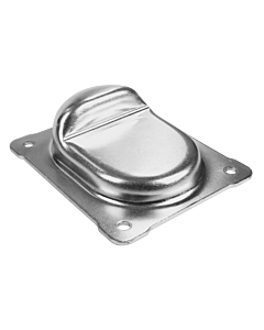 Medium bolt-down end stop for swing gates