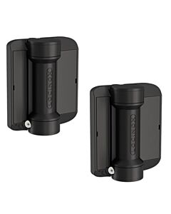 Locinox Serval - Compact Spring Hinge Pair for Square Profiles.