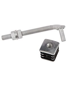 GBM16-DP Hinge with an Aluminium Plug for Garden Gates
