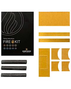 Fire Kit for Codelocks fitted to Fire Doors
