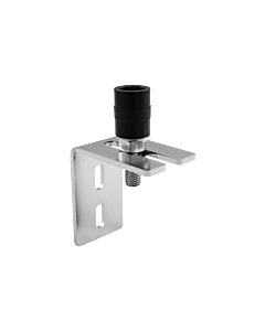 Small Single roller guide with plate