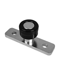 Large embedded lower guide roller with plate for sliding doors & shutters