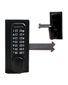 Gatemaster Single Sided Sliding Code Gate Lock Left Handed