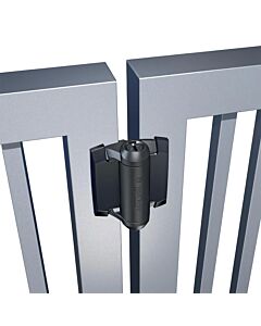 The TruClose REGULAR for Metal Gates installed on a metal gate