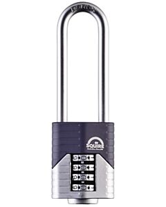 Squire Vulcan Combi 50/2.5 - Long Shackle Combination Padlock