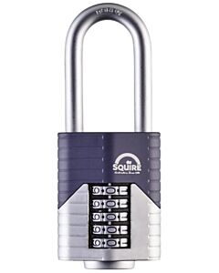 Squire Vulcan Combi 60/2.5 - Long Shackle Combination Padlock