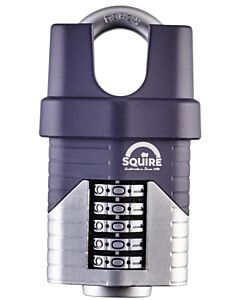 Squire Vulcan - 5 Wheel  Closed Shackle Combination Padlock