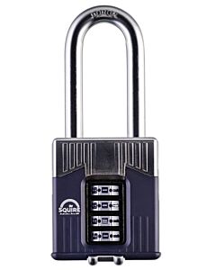 Squire Warrior Combi 55/2.5 - Long Shackle Combination Padlock