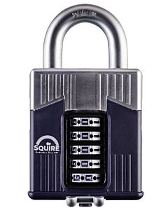 Squire Warrior Combi 65 - Open Shackle Combination Padlock