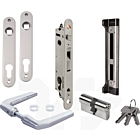 The Locinox Fortylock Insert Lock Kit with aluminium handles