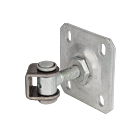 Vandal-Proof one way 90Â° Hinge with Adjustable Steel Wallplate (M20)