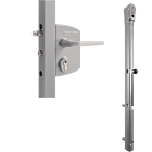 Locinox LAKQ Lock and Drop Bolt for Gate Profiles of 30mm - 50mm