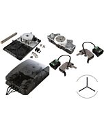 Locinox Turnitec - 3-Arm Turnstyle Fail Close Kit